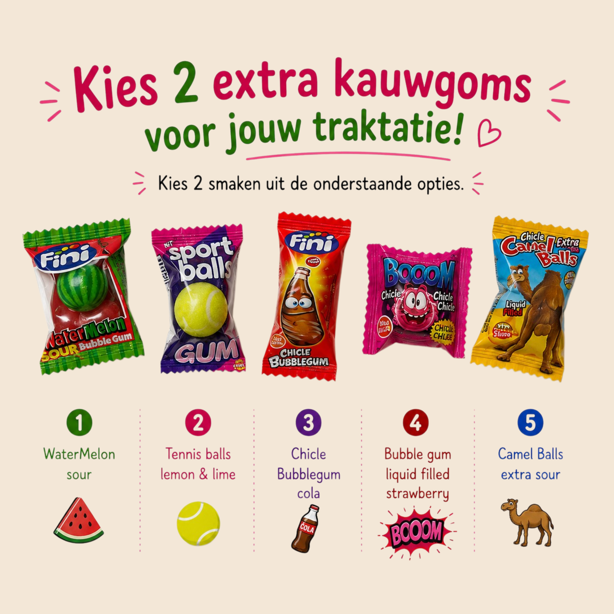 Gepersonaliseerde Bubble traktatie