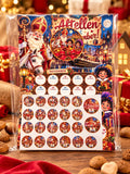 Sinterklaas Aftelkalender 2026 met Stickers – A4 Kalender voor Kinderen